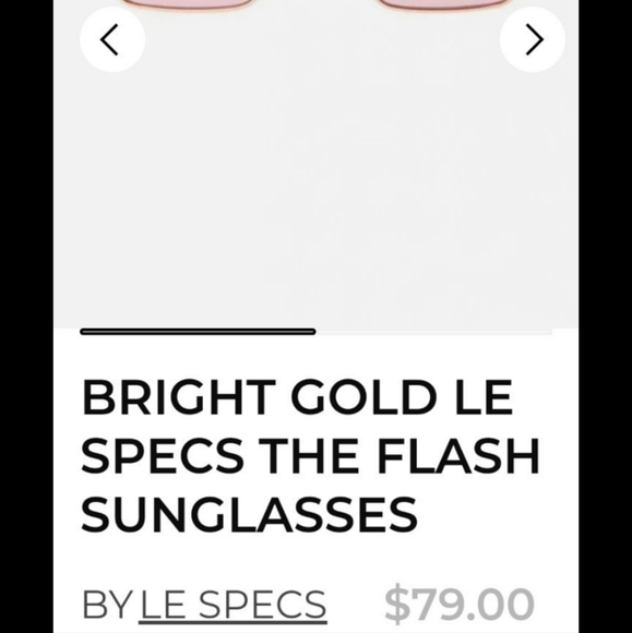 Le Specs Ladies The Flash Pink Gold Sunglasses BNWT SO 1 LEFT! - Picture 11 of 13